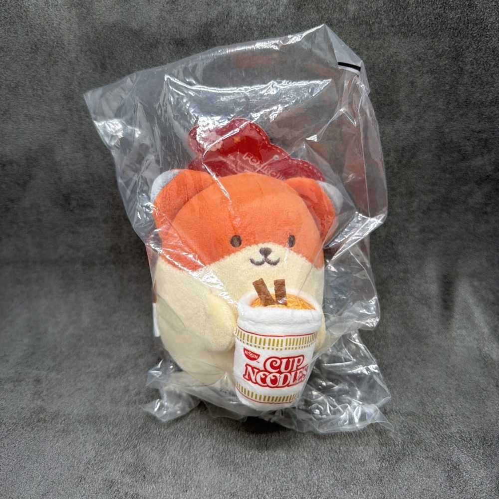 ANIROLLZ Fox Cup Noodles Fabric Squishy Ball PLUSH